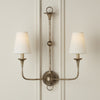 Grasscloth Drum Chandelier Shade