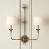 Grasscloth Tapered Chandelier Shade