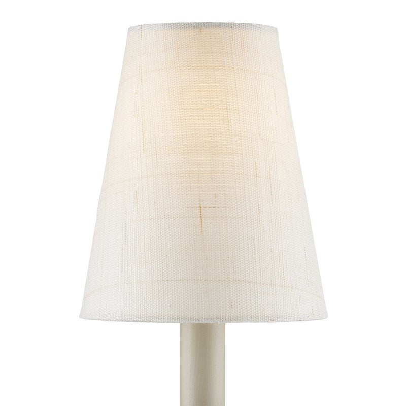 Grasscloth Tapered Chandelier Shade