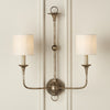 Grasscloth Drum Chandelier Shade