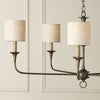 Grasscloth Drum Chandelier Shade