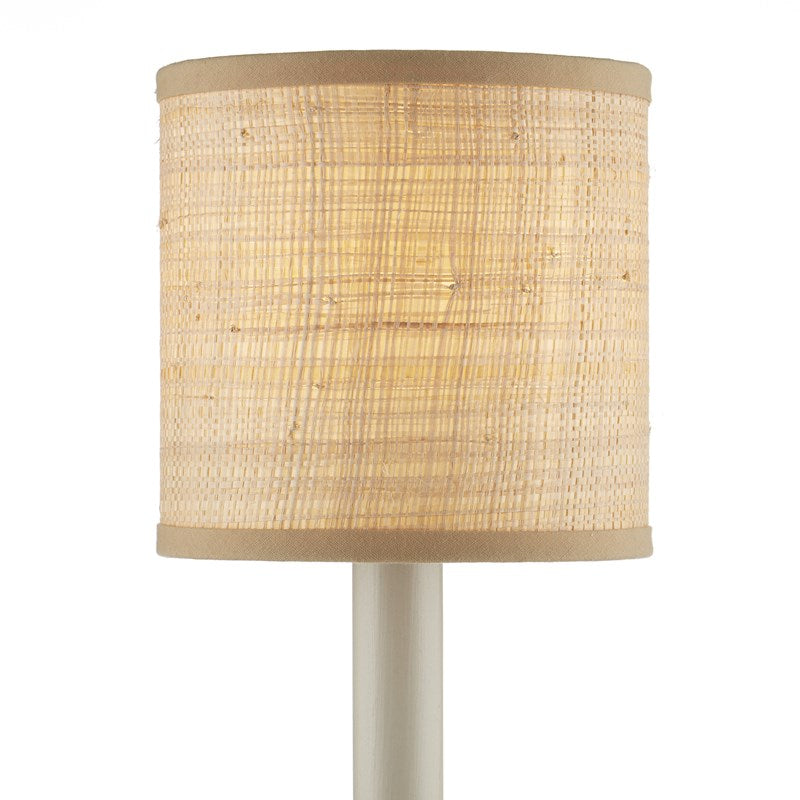 Grasscloth Drum Chandelier Shade