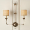 Grasscloth Drum Chandelier Shade