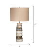 Stacked Horn Table Lamp
