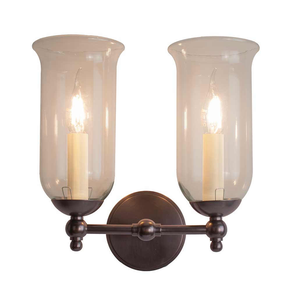 The Suzanna Storm Glass Wall Sconce (Twin)