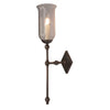 Christina Tall Storm Glass Wall Light