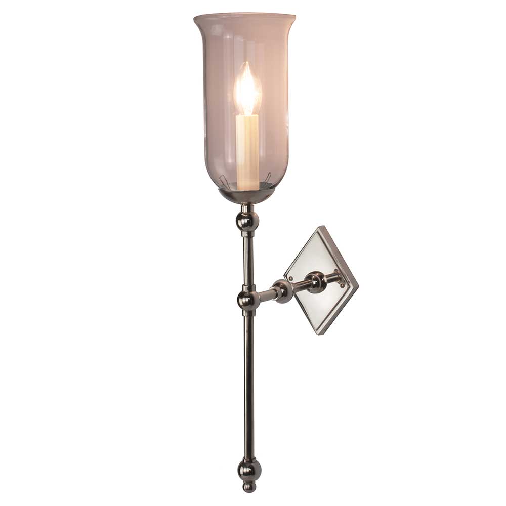 Christina Tall Storm Glass Wall Light