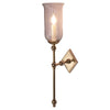 Christina Tall Storm Glass Wall Light