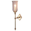 Christina Tall Storm Glass Wall Light