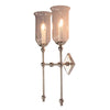 Christina Twin Tall Storm Glass Wall Light