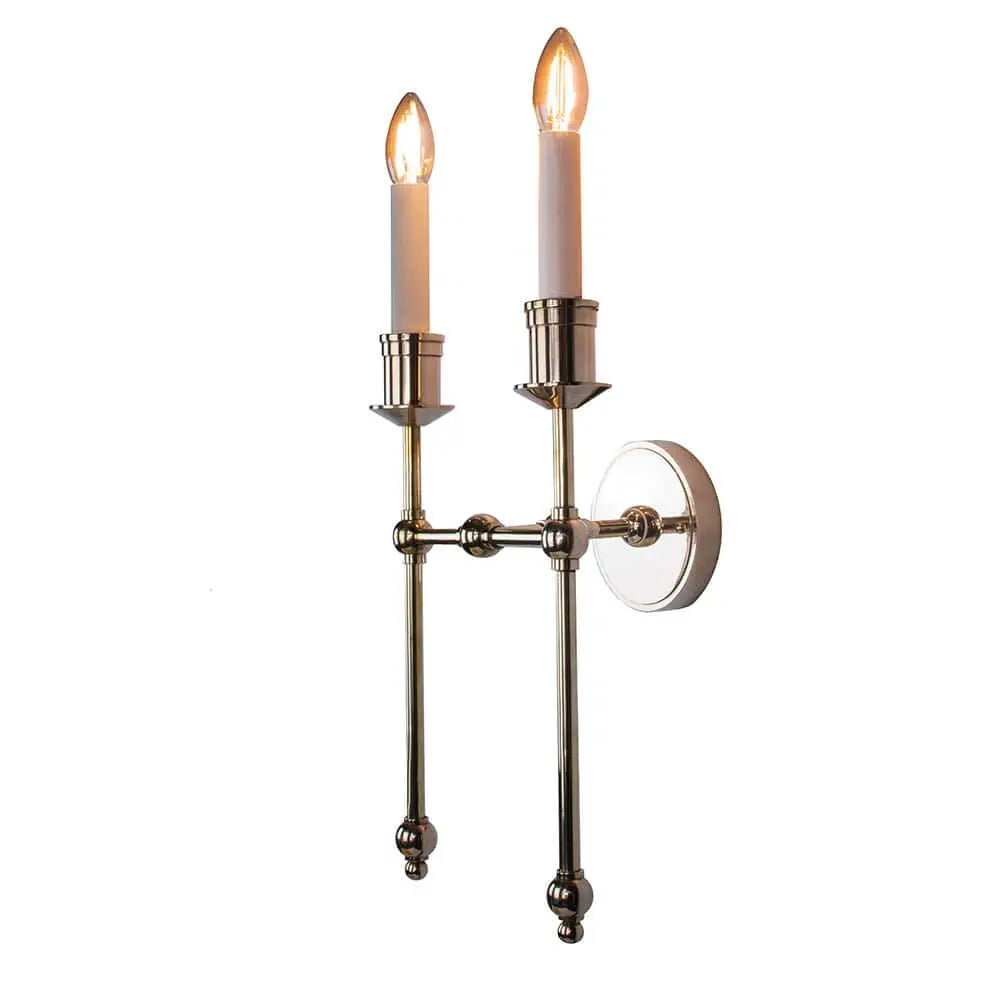 The Suzanna Tall Wall Sconce (Twin)