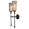 The Suzanna Tall Storm Glass Wall Sconce