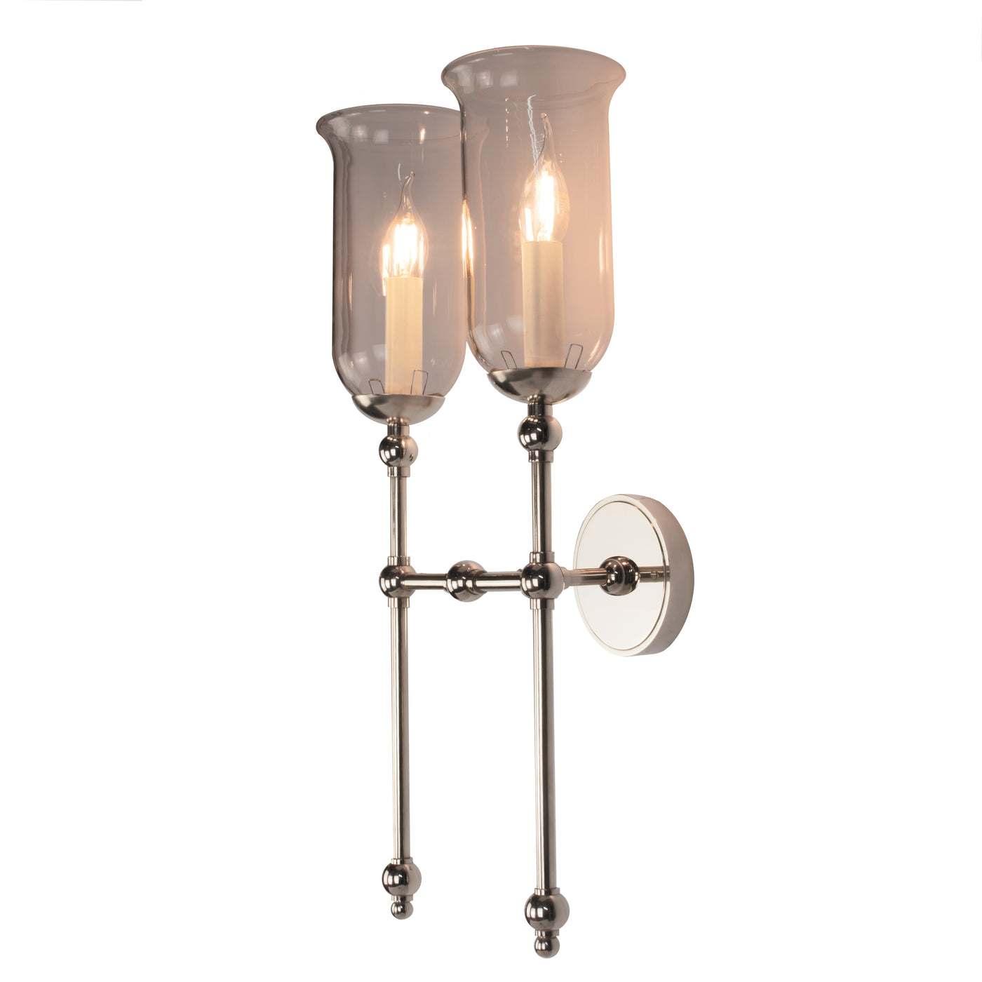 The Suzanna Tall Storm Glass Wall Sconce