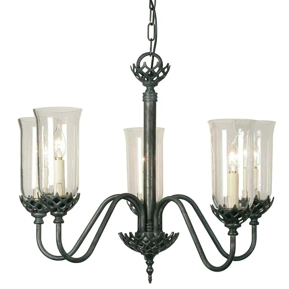 Gothic Five Arm Chandelier