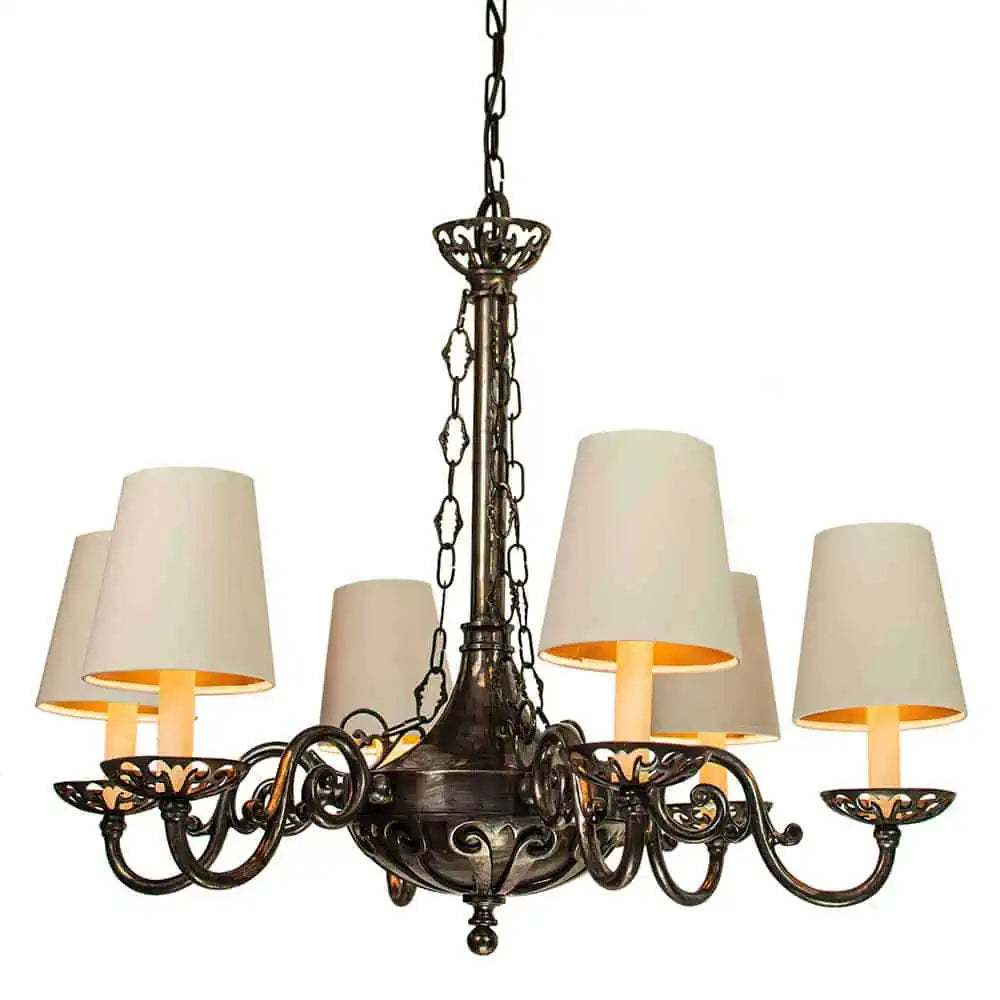 Empire 6 Arm Chandelier