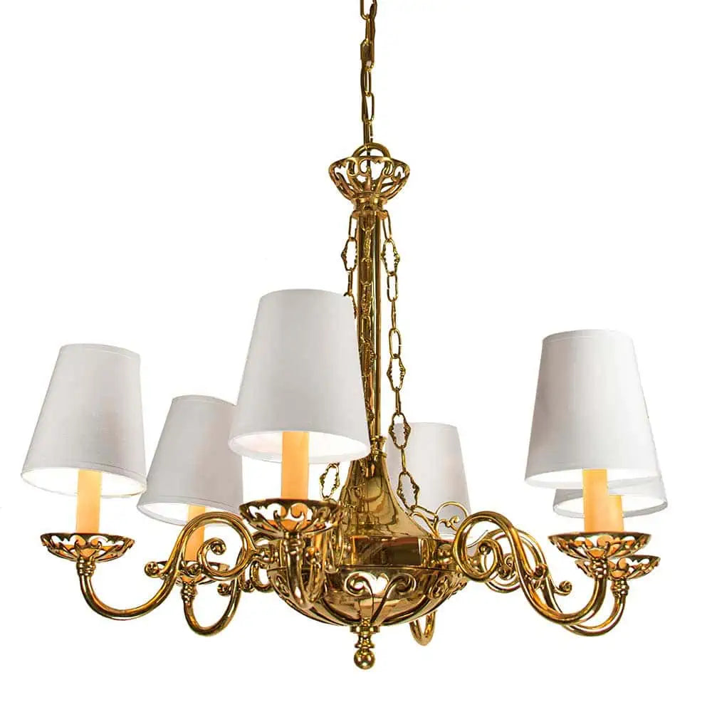 Empire 6 Arm Chandelier