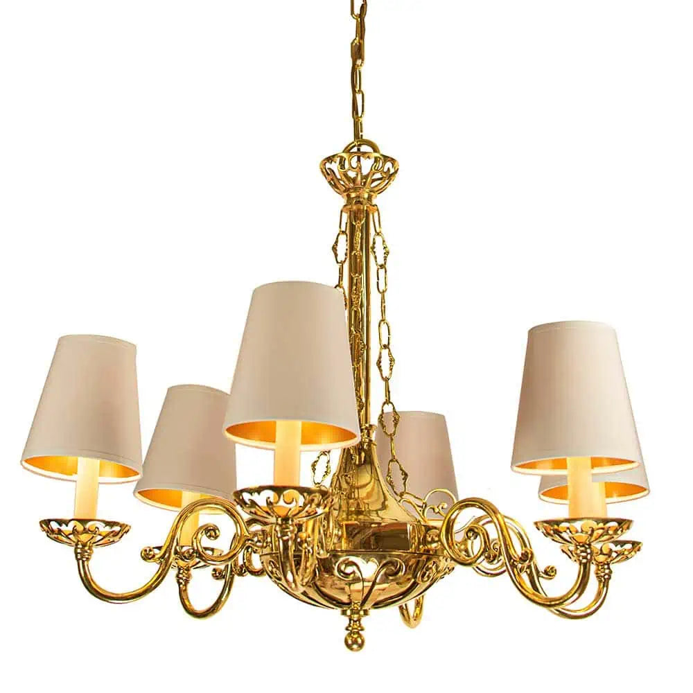 Empire 6 Arm Chandelier