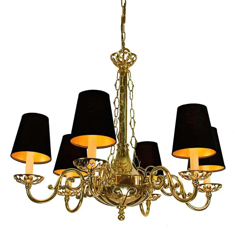 Empire 6 Arm Chandelier