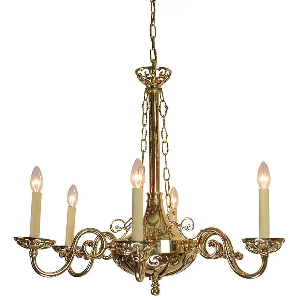 Empire 6 Arm Chandelier