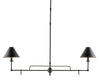 Prosperity Black Rectangular Chandelier