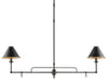 Prosperity Black Rectangular Chandelier