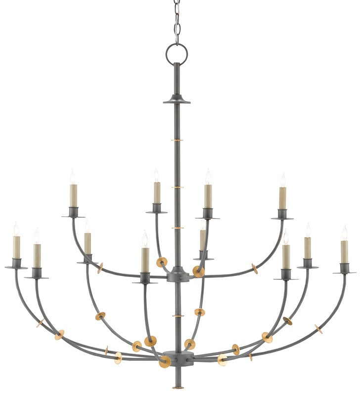 Balladier Gray Chandelier