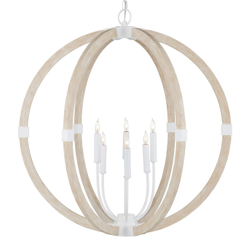 Bastian Sandstone Orb Chandelier