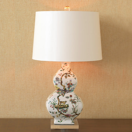 Chinoise Exotique Lamp - Ivory Lizard