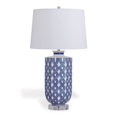 Evelyn Blue Lamp