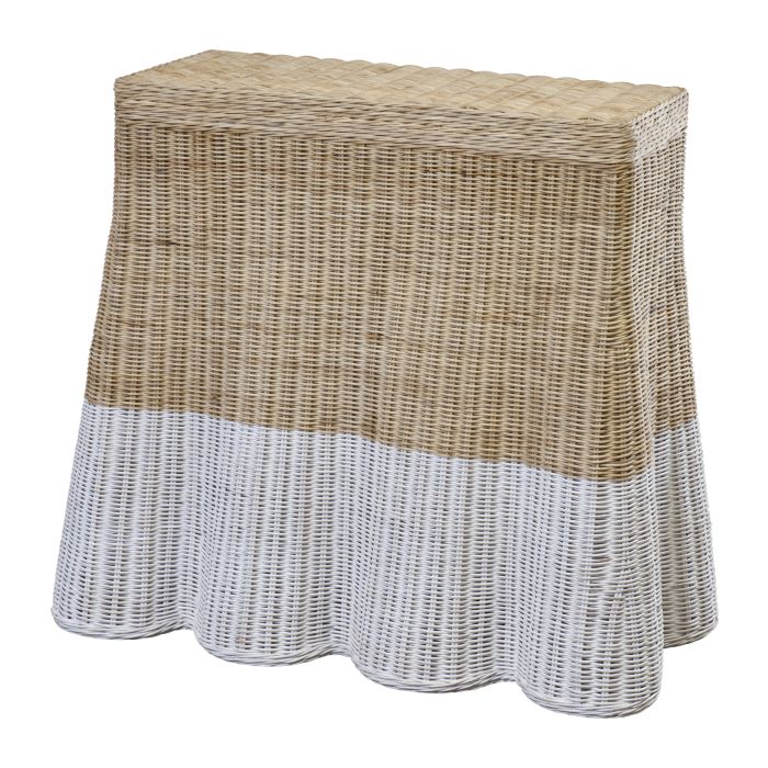 Dipped Scallop Small Console