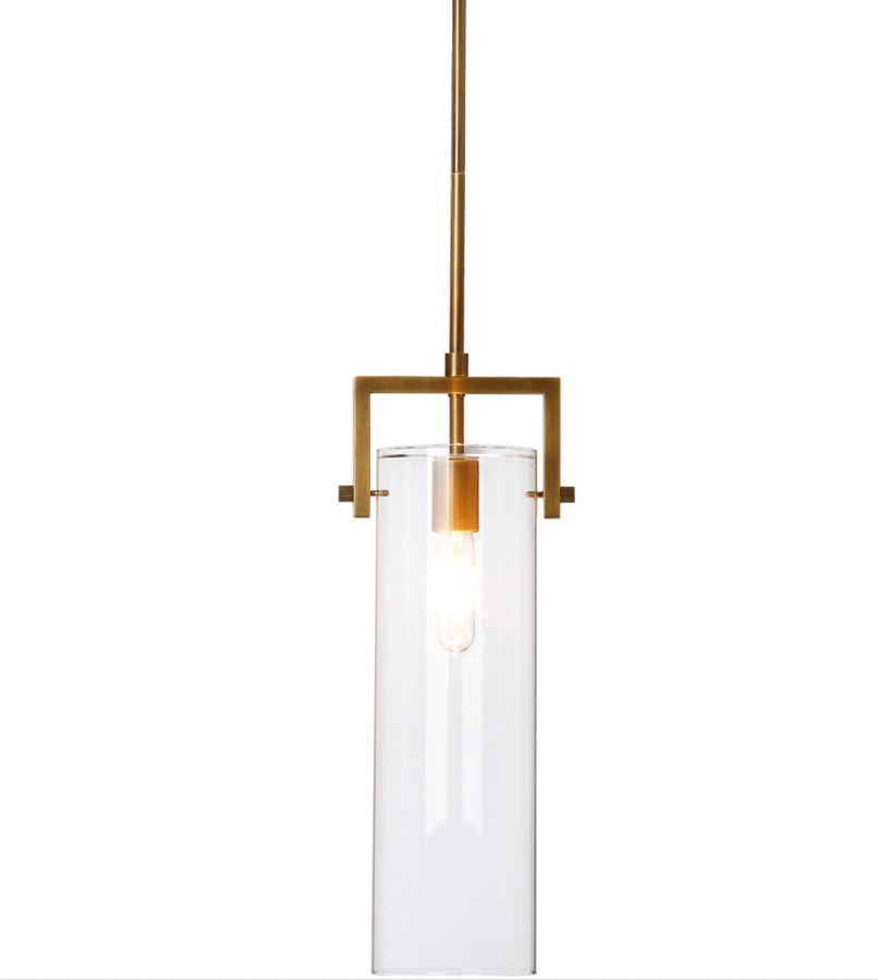 Cambrai Brass & Glass Pendant