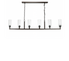 Linear 6 Light Chandelier