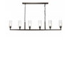 Linear 6 Light Chandelier