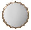 Round Scalloped Mirror