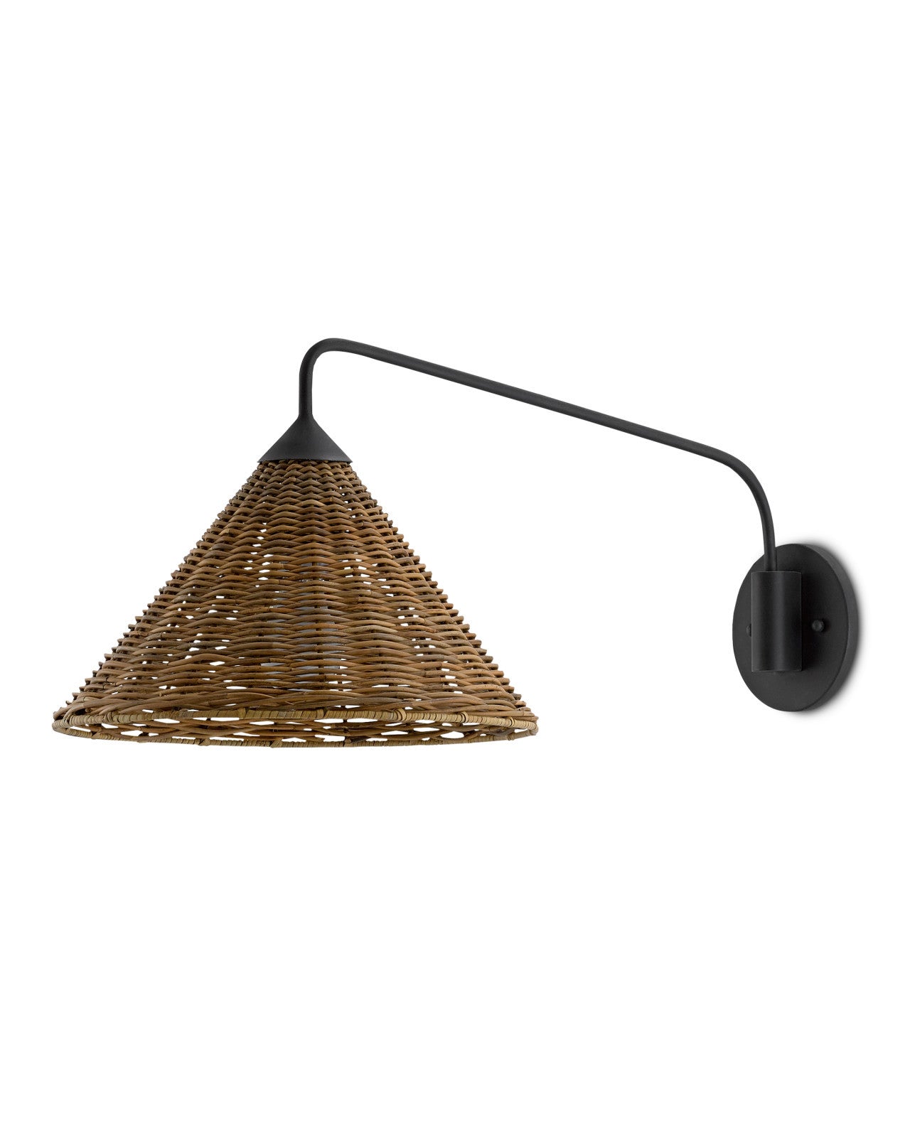 Basket Swing-Arm Wall Sconce