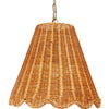 Blair Rattan Scalloped Pendant