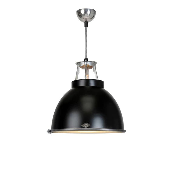 Titan Size 1 Pendant with Etched Glass - hadleyjameslighting