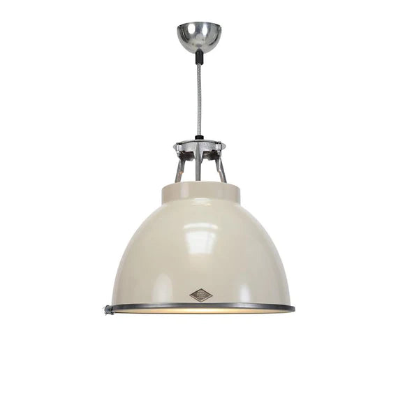 Titan Size 1 Pendant with Etched Glass - hadleyjameslighting