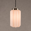 Glass Pendant Light Opaline Deco - hadleyjameslighting