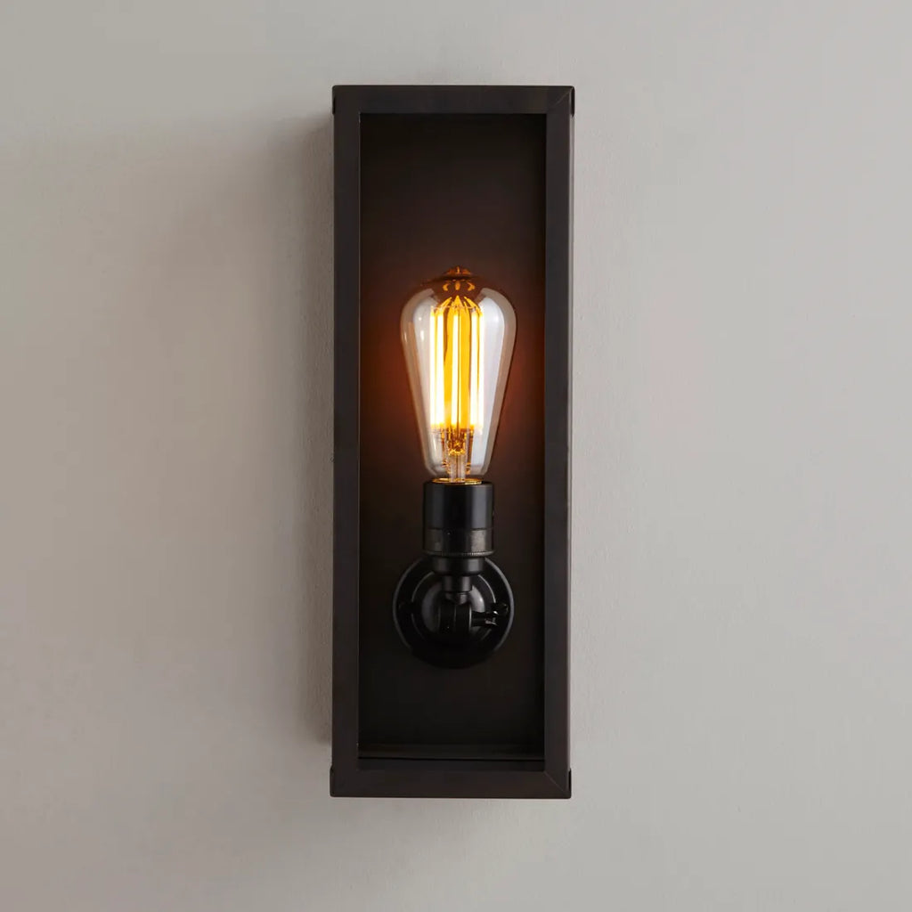 Narrow Box Wall Light (Internally Glazed)