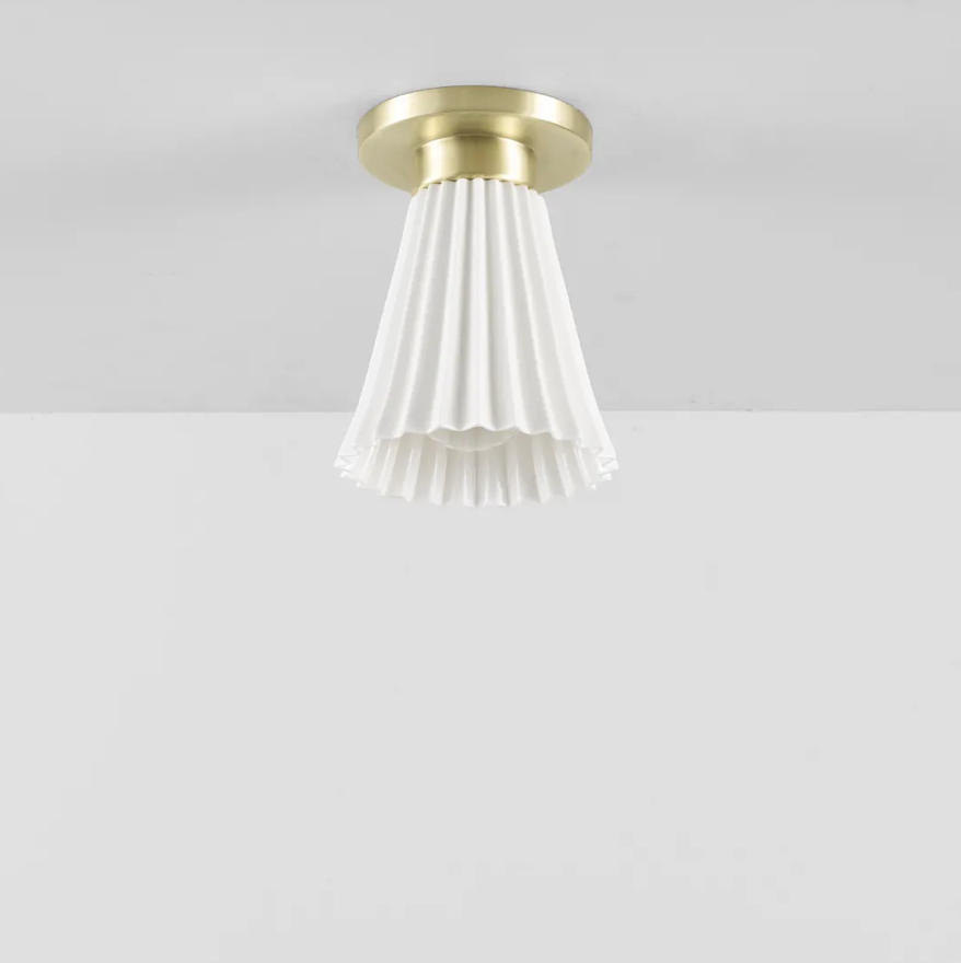 Hector Pleat Ceiling Light