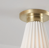 Hector Pleat Ceiling Light