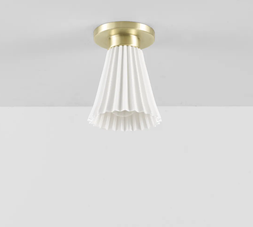 Hector Pleat Ceiling Light