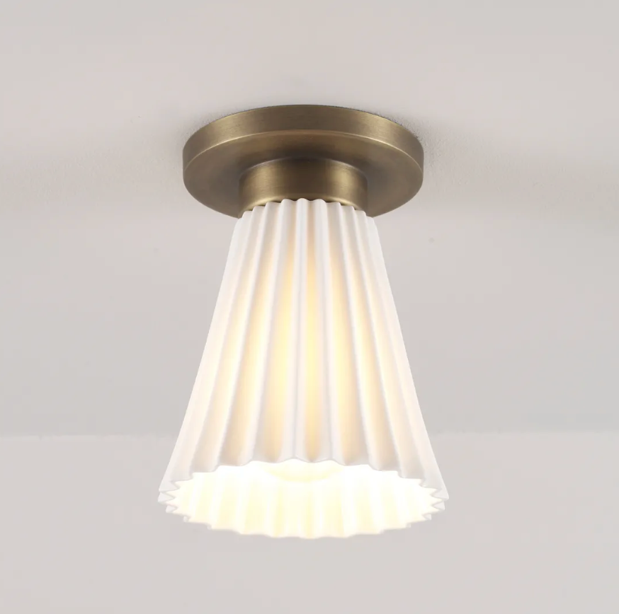 Hector Pleat Ceiling Light