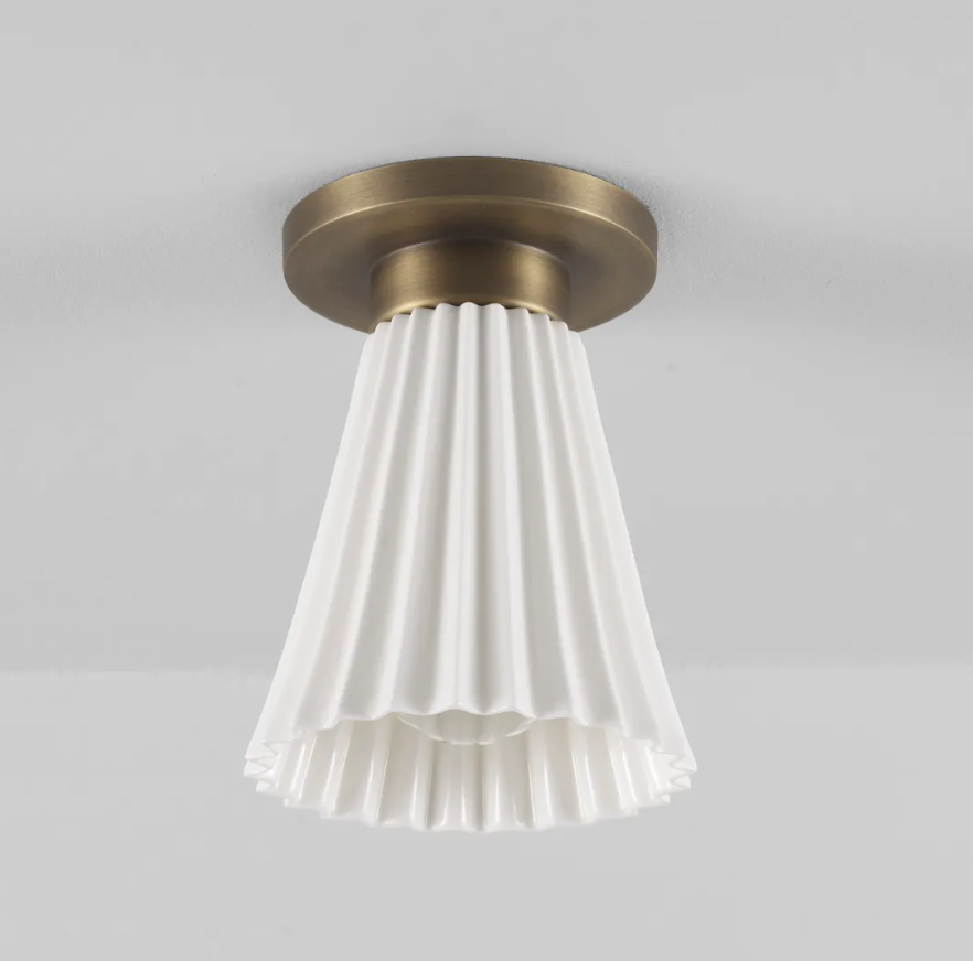 Hector Pleat Ceiling Light