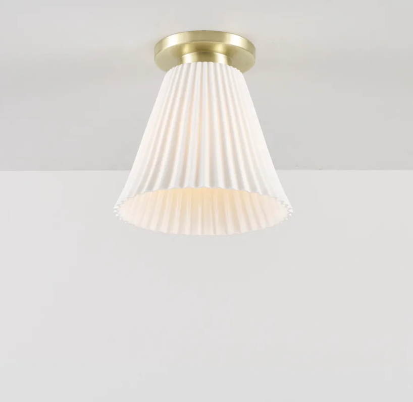 Hector Pleat Ceiling Light