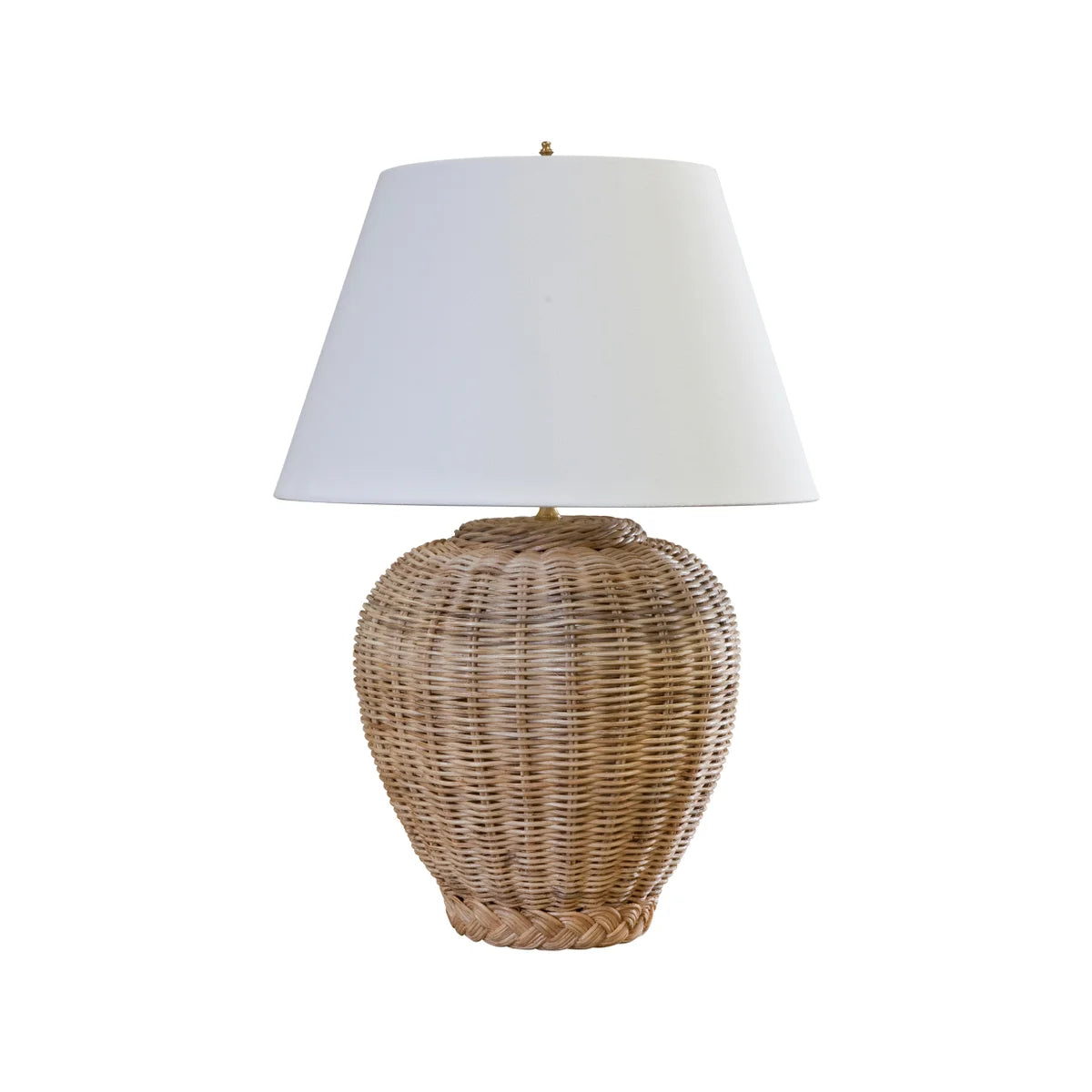 Wicker Jar Table Lamp Base