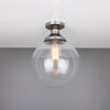 Cullen Glass Globe Flush Ceiling Light