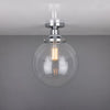 Cullen Glass Globe Flush Ceiling Light