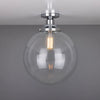 Cullen Glass Globe Flush Ceiling Light